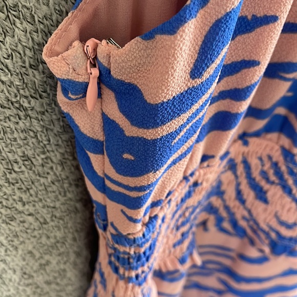 Buddy Love Dress Zebra Blue Pink Large - Picture 9 of 9